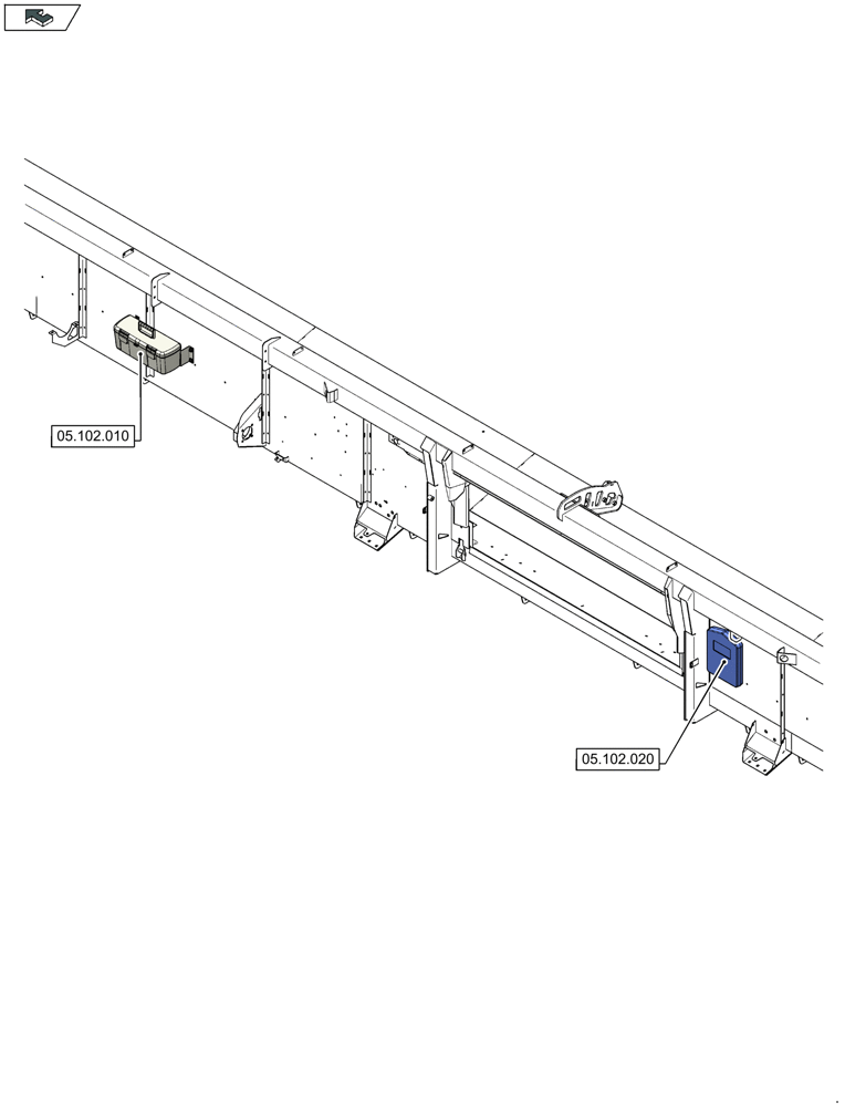 Схема запчастей Case IH 3050-35FT - (05.000.00) - SECTION INDEX - MACHINE COMPLETION AND EQUIPMENT (05) - SERVICE & MAINTENANCE