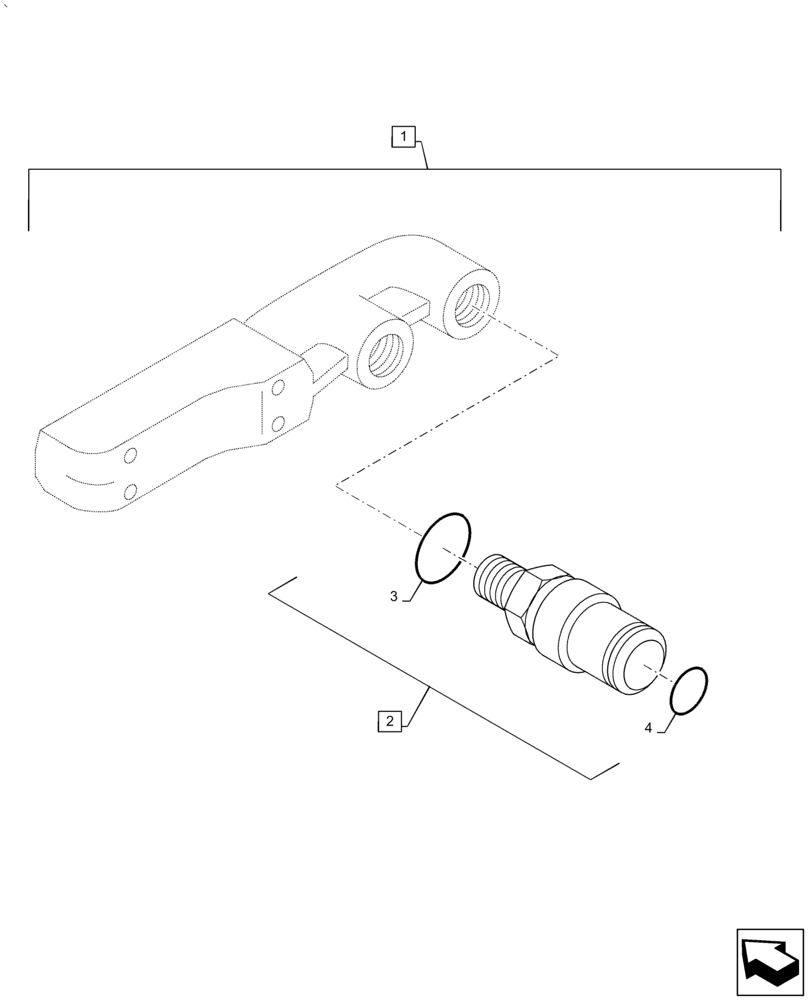 Схема запчастей Case IH PUMA1854 - (35.204.BB) - VAR - 391164, 391165, 758058, 758059, 758060, 758061 - QUICK COUPLER, COMPONENTS (35) - HYDRAULIC SYSTEMS