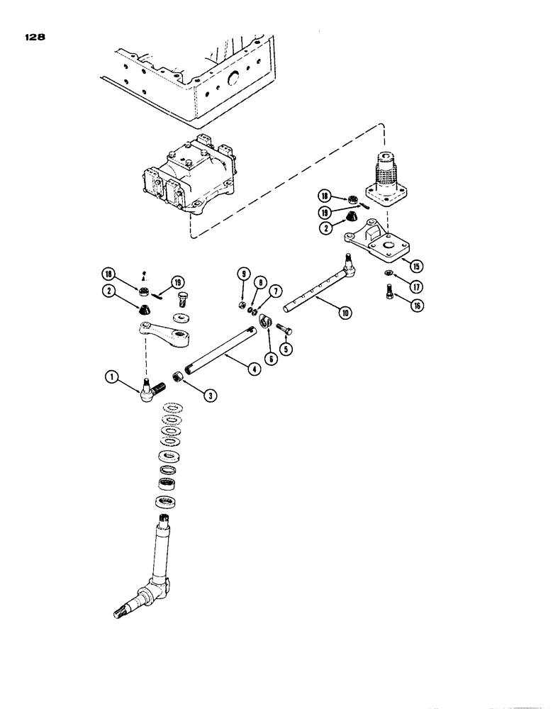 Схема запчастей Case IH 770 - (138) - CLUTCH CONTROLS, POWER SHIFT (06) - POWER TRAIN