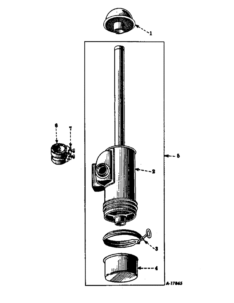 Схема запчастей Case IH FARMALL A - (075) - CHASSIS, AIR CLEANER, DONALDSON MANUFACTURING COMPANY (12) - CHASSIS