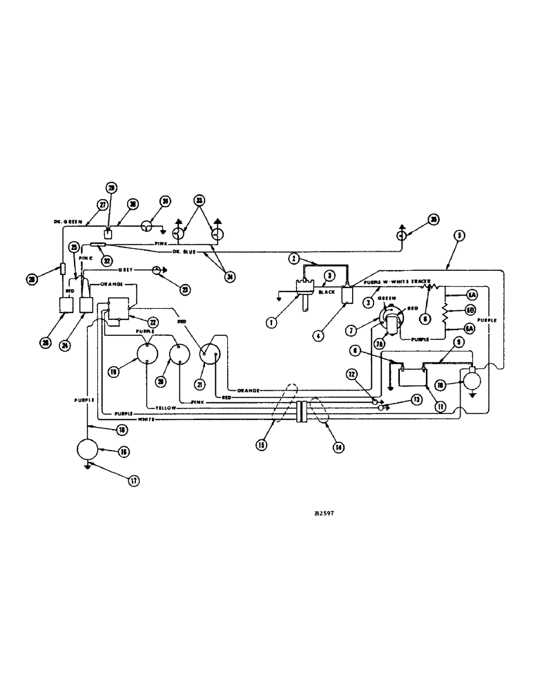 Схема запчастей Case IH 1060 - (234) - ELECTRICAL SYSTEM, CASE A284LP, SERIAL NUMBER 8311400 AND AFTER (55) - ELECTRICAL SYSTEMS