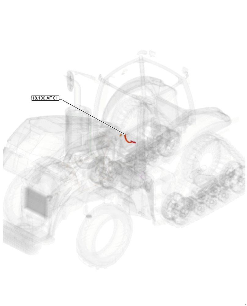 Схема запчастей Case IH MAGNUM 310 - (18.000.00[01]) - PICTORIAL INDEX - CLUTCH (18) - CLUTCH