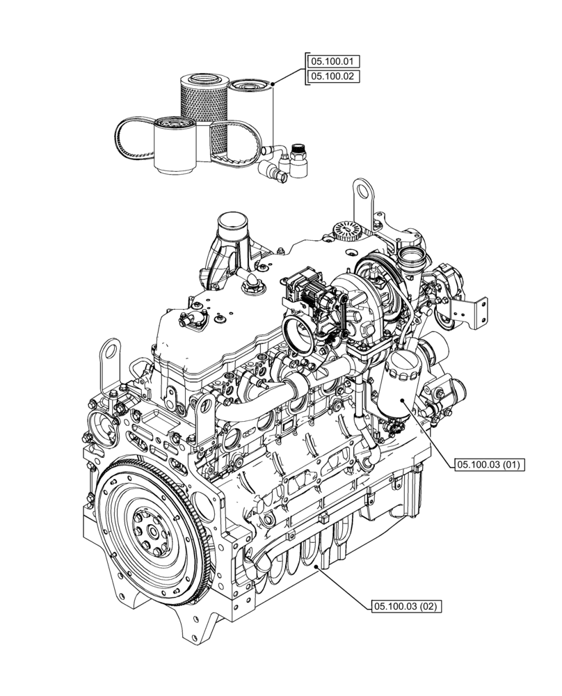 Схема запчастей Case IH PUMA 240 CVT - (05.000.00) - SECTION INDEX - MACHINE COMPLATION AND EQUIPMENT (05) - SERVICE & MAINTENANCE