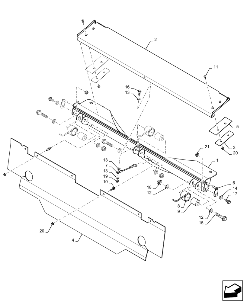 Схема запчастей Case IH 9230 - (66.101.AR) - VAR - 425198, 425199, 425513 - PLATE, CONE (66) - THRESHING