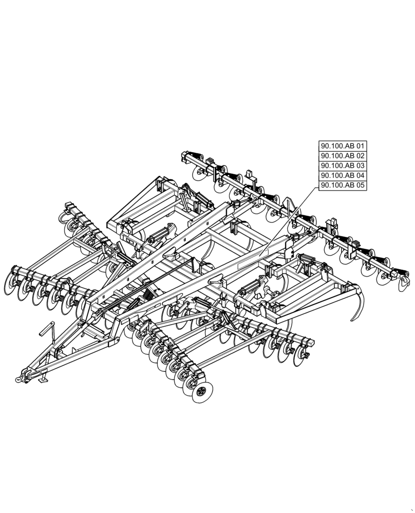 Схема запчастей Case IH ECOLO-TIGER 875 - (00.000.90) - PICTORIAL INDEX - DECALS (00) - GENERAL & PICTORIAL INDEX