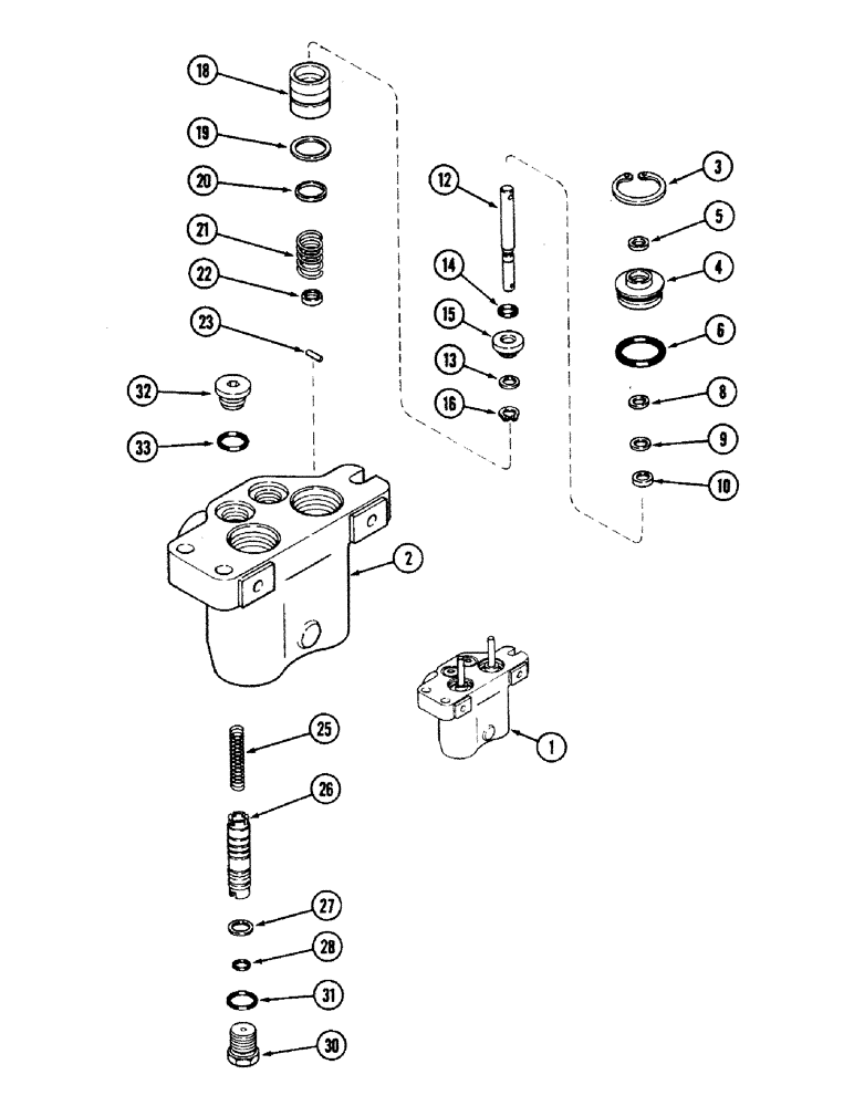 Схема запчастей Case IH 2594 - (7-12) - MASTER POWER BRAKE VALVE (07) - BRAKES