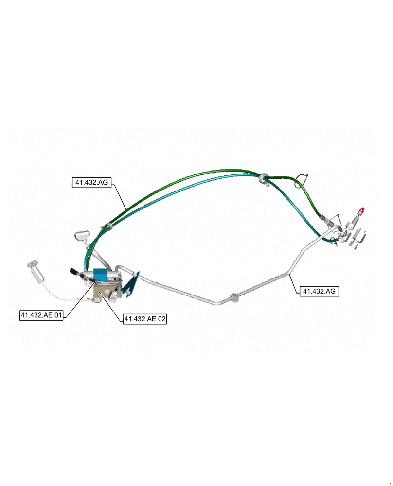 Схема запчастей Case IH 9240 - (41.000.00[02]) - SECTION INDEX - STEERING (41) - STEERING
