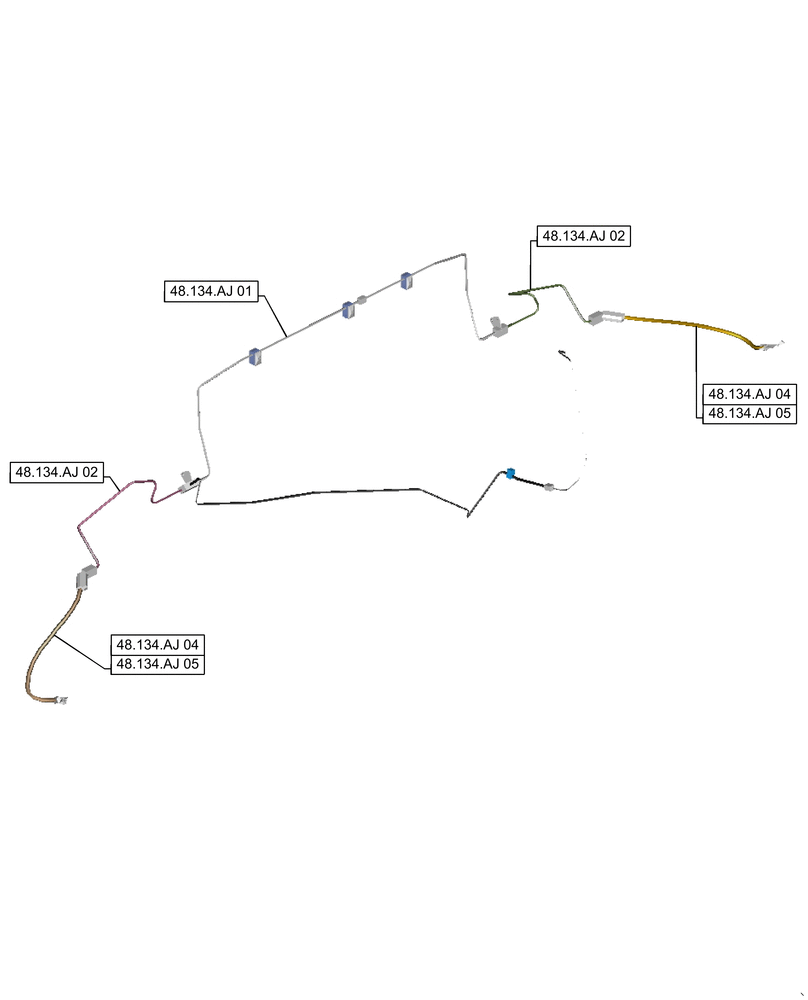 Схема запчастей Case IH 9240 - (48.000.00[02]) - SECTION INDEX - SUSPENSION AND TRACKS (48) - TRACKS & TRACK SUSPENSION