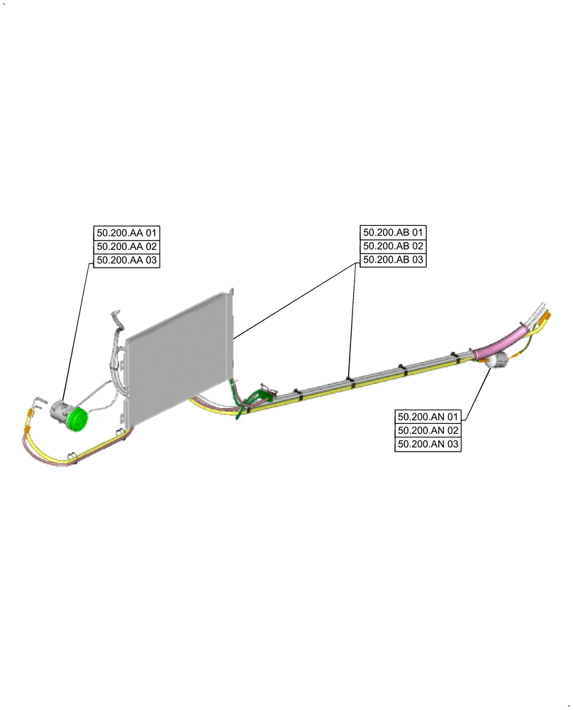 Схема запчастей Case IH 9240 - (50.000.00[01]) - SECTION INDEX - CAB CLIMATE CONTROL (50) - CAB CLIMATE CONTROL