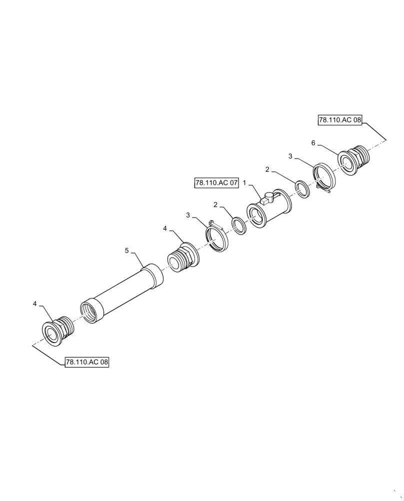 Схема запчастей Case IH PATRIOT 3340 - (78.110.AC[09]) - LOW FLOW FLOWMETER PLUMBING, BSN YGT042519 (78) - SPRAYING
