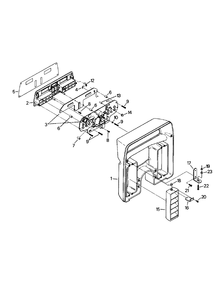 Схема запчастей Case IH CR-1280 - (01-24) - DASH ASSEMBLY (10) - CAB