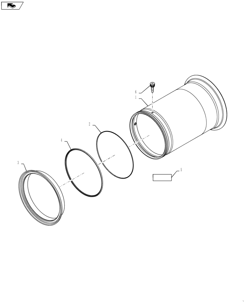 Схема запчастей Case IH TITAN 3040 - (44.520.AB[01]) - WHEELS, REAR, 32" DIAMETER (44) - WHEELS