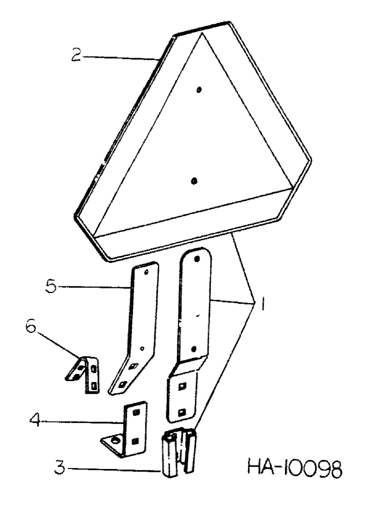 Схема запчастей Case IH 45 - (G-10) - SLOW MOVING VEHICLE EMBLEM, PRODUCT GRAPHICS 