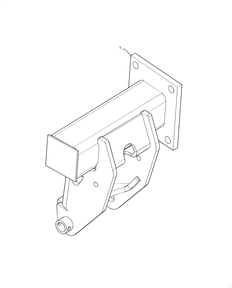 Схема запчастей Case IH 800 - (39.100.45) - FRAME, WING STUB 10IN RGT (39) - FRAMES AND BALLASTING