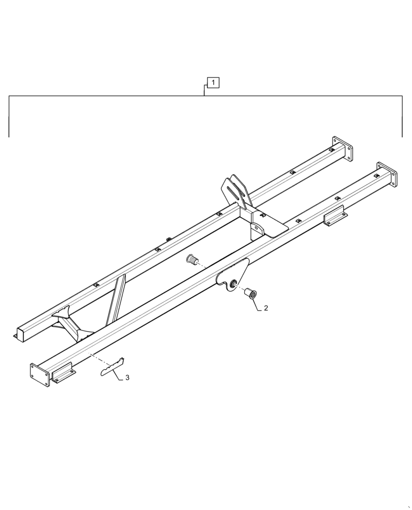 Схема запчастей Case IH TRUE-TANDEM 335 BARRACUDA - (39.110.AB[12]) - WING FRAME LEFT 22,25 FOOT (39) - FRAMES AND BALLASTING