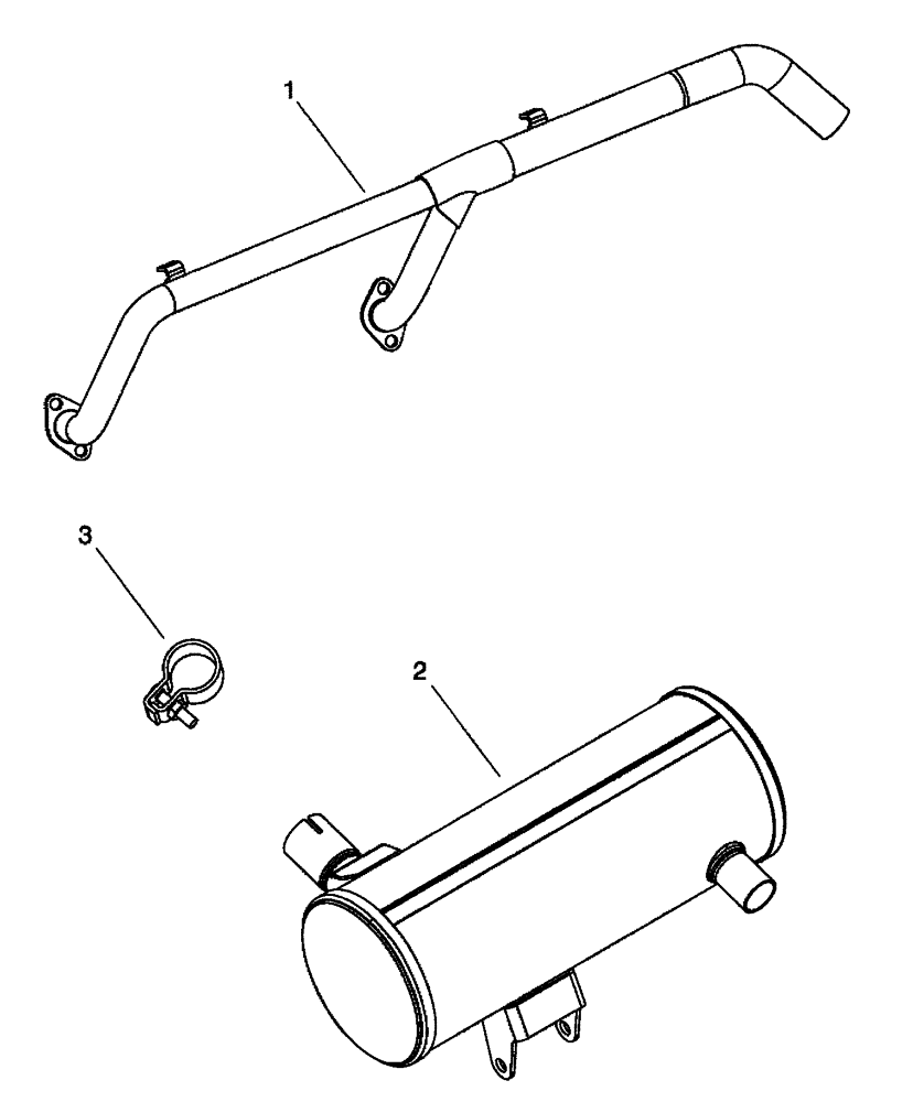Схема запчастей Case IH SCOUT - (10.254.01) - EXHAUST SYSTEM (10) - ENGINE
