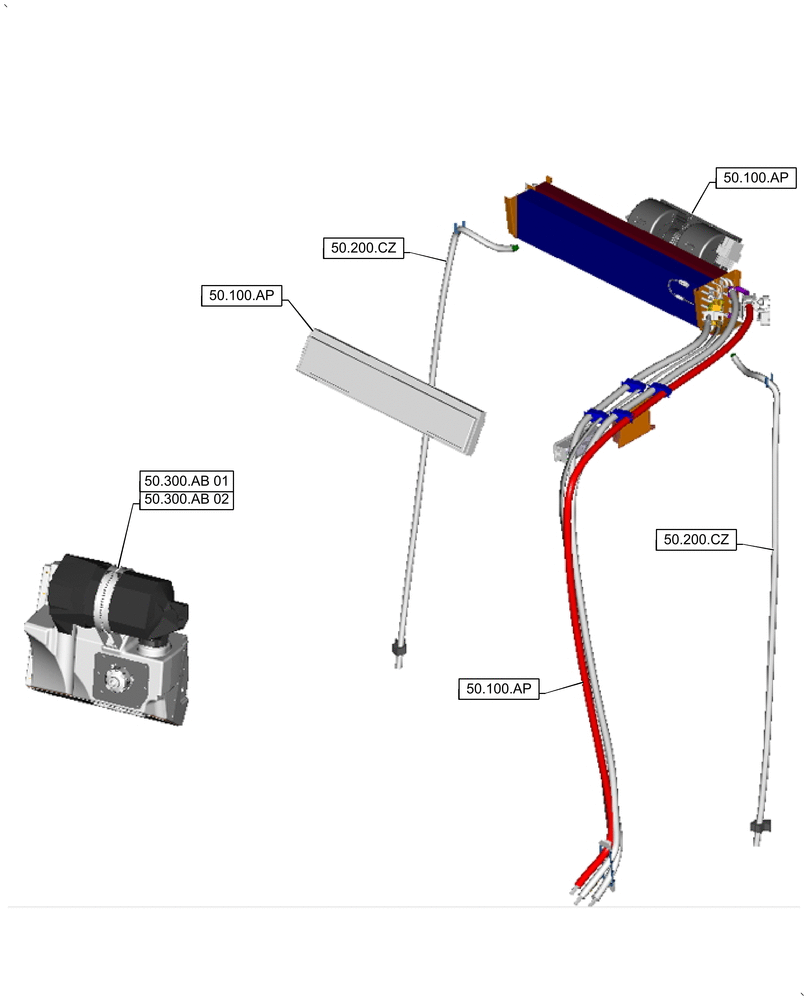 Схема запчастей Case IH 9240 - (50.000.00[02]) - SECTION INDEX - CAB CLIMATE CONTROL (50) - CAB CLIMATE CONTROL