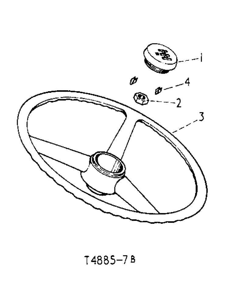 Схема запчастей Case IH 276 - (4-20) - STEERING WHEEL (05) - STEERING