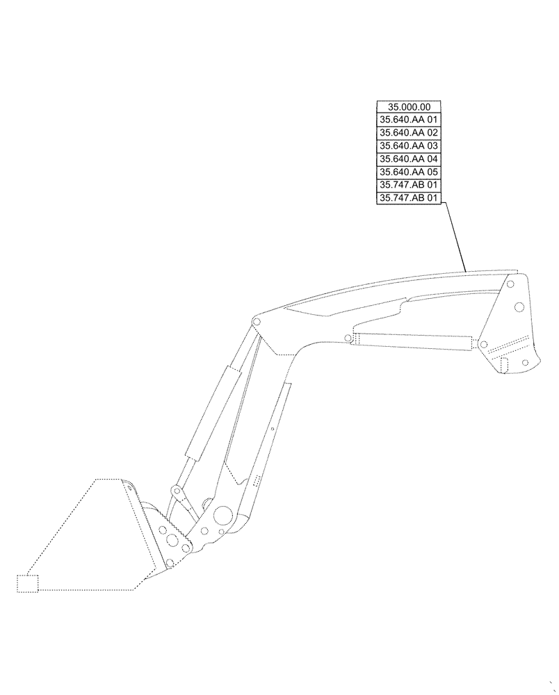 Схема запчастей Case IH BHA102 - (35.000.00) - SECTION INDEX - HYDRAULIC SYSTEMS (35) - HYDRAULIC SYSTEMS