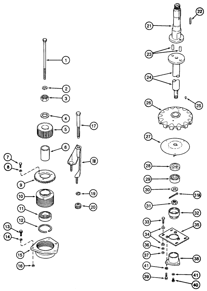 Схема запчастей Case IH 2555 - (09A-23) - DOFFER (13) - PICKING SYSTEM
