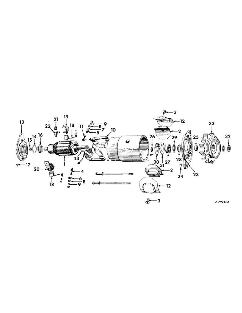 Схема запчастей Case IH 2424 - (061) - ELECTRICAL SYSTEM, GENERATOR, DELCO-REMY (06) - ELECTRICAL SYSTEMS