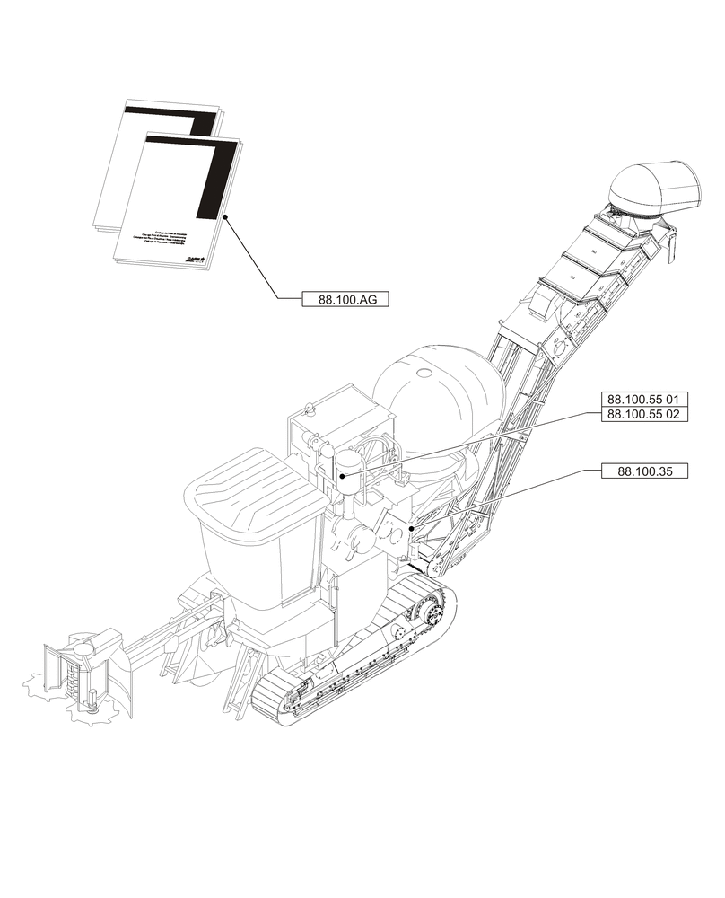 Схема запчастей Case IH A8800 - (88.000.00) - SECTION INDEX - ACCESSORIES (88) - ACCESSORIES