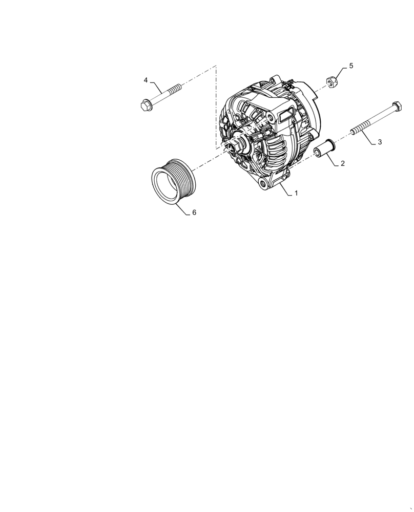 Схема запчастей Case IH TITAN 3040 - (55.301.AA[01]) - ALTERNATOR (55) - ELECTRICAL SYSTEMS