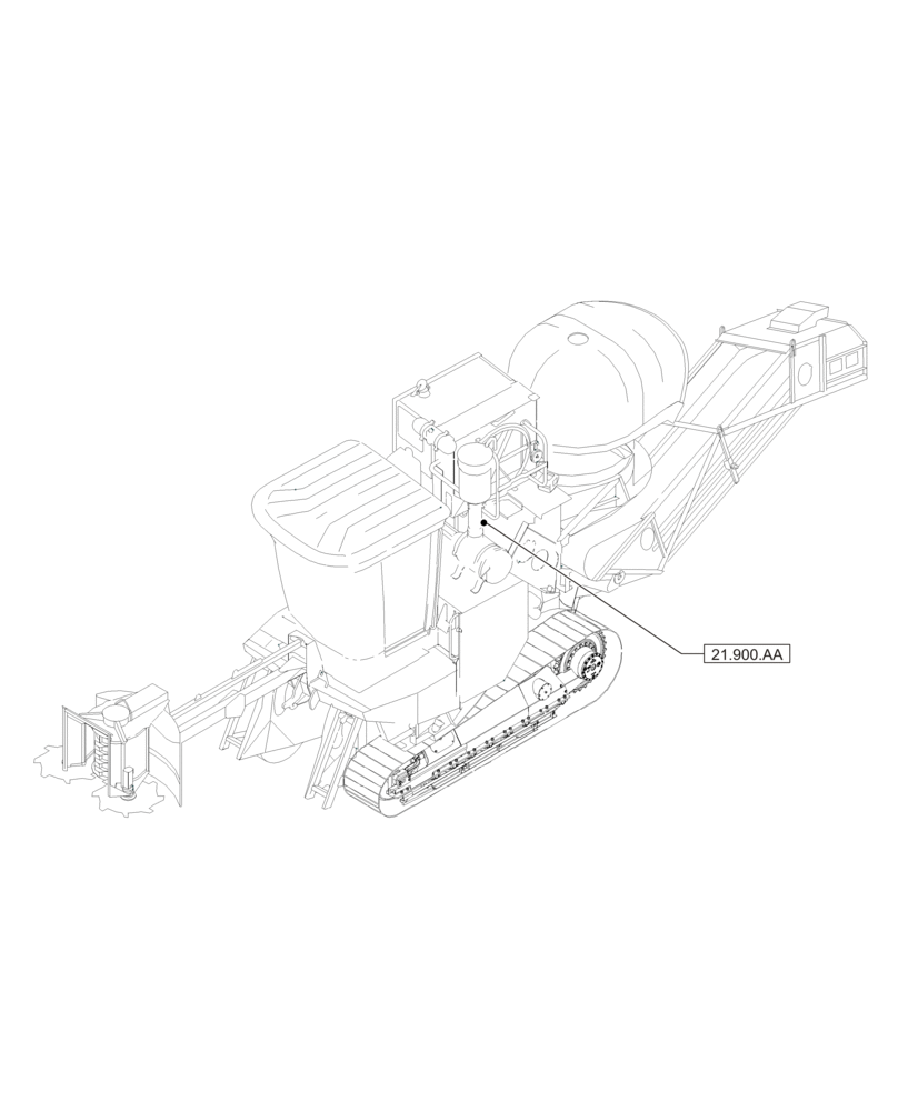 Схема запчастей Case IH A8800 - (21.000.00) - SECTION INDEX - TRANSMISSION (21) - TRANSMISSION