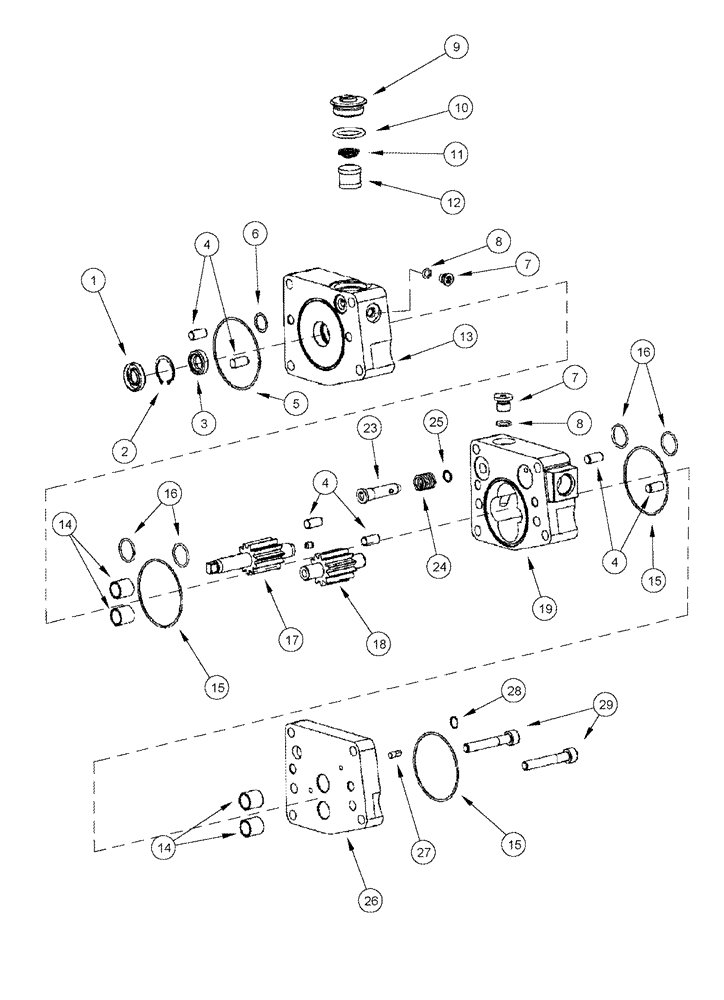 Схема запчастей Case IH STX325 - (03-09) - FUEL INJECTION PUMP (03) - FUEL SYSTEM