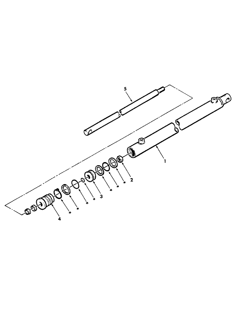 Схема запчастей Case IH 8450 - (115) - CYLINDER, HYDRAULIC, PICKUP, SERIAL NUMBER CFH0015001 THROUGH 0015274, 700707410 CYLINDER (07) - HYDRAULICS