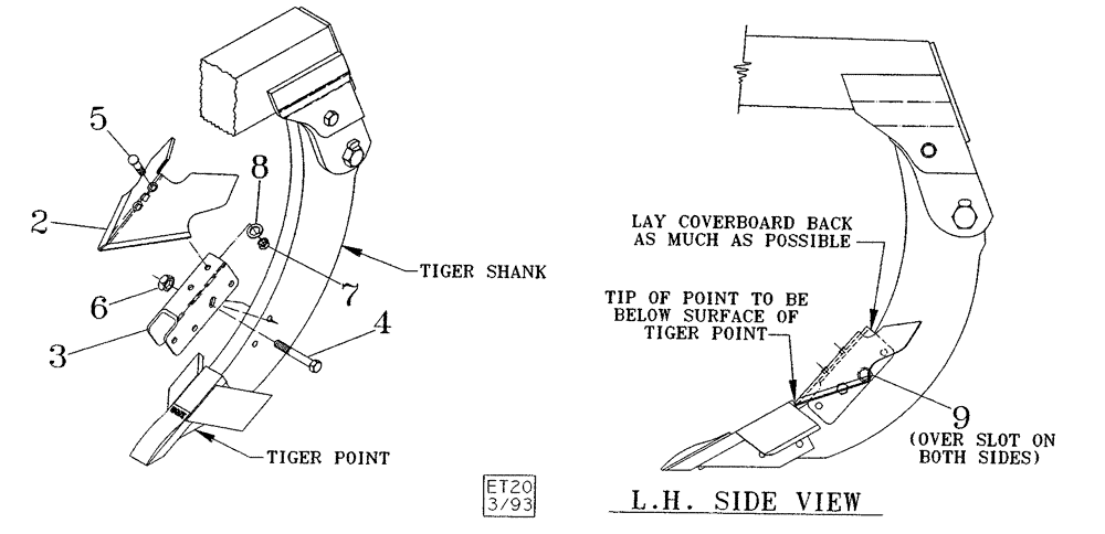 Схема запчастей Case IH 730B - (75.200.07) - 6 & 8 COVERING ATTACHMENTS (09) - CHASSIS/ATTACHMENTS