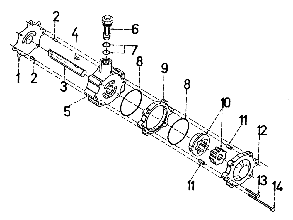 Схема запчастей Case IH 7700 - (B03[15A]) - CHARGE PUMP Hydraulic Components & Circuits
