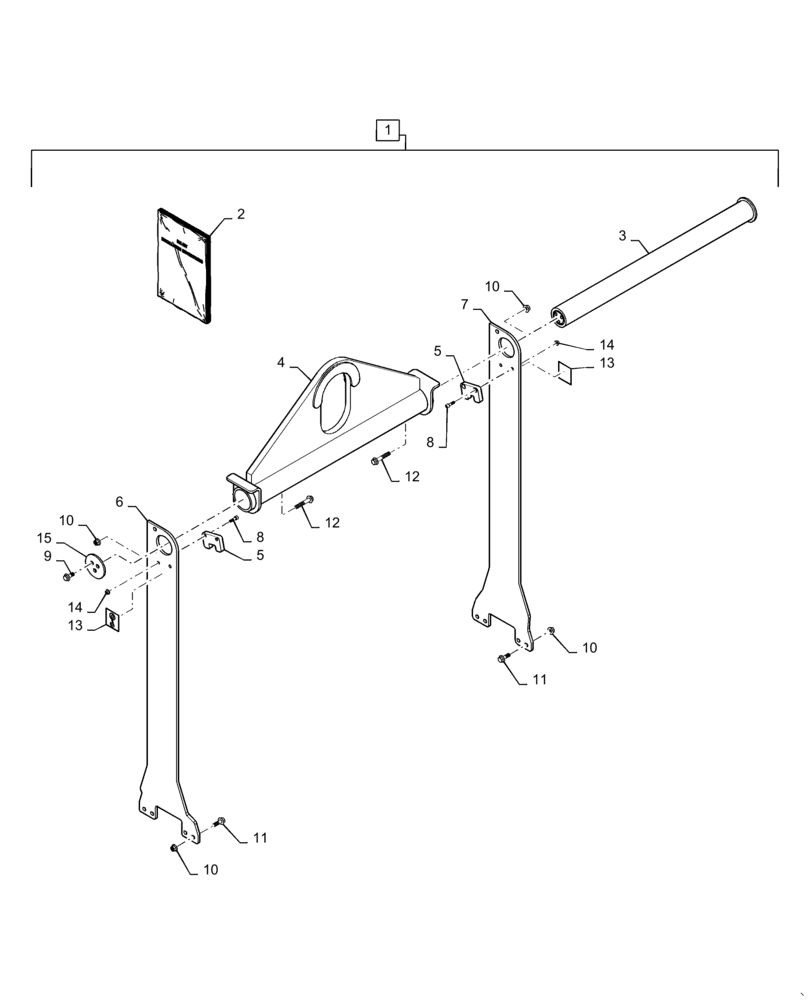 Схема запчастей Case IH SV340 - (88.100.39[01]) - DIA KIT, SINGLE POINT LIFT HOOK (88) - ACCESSORIES