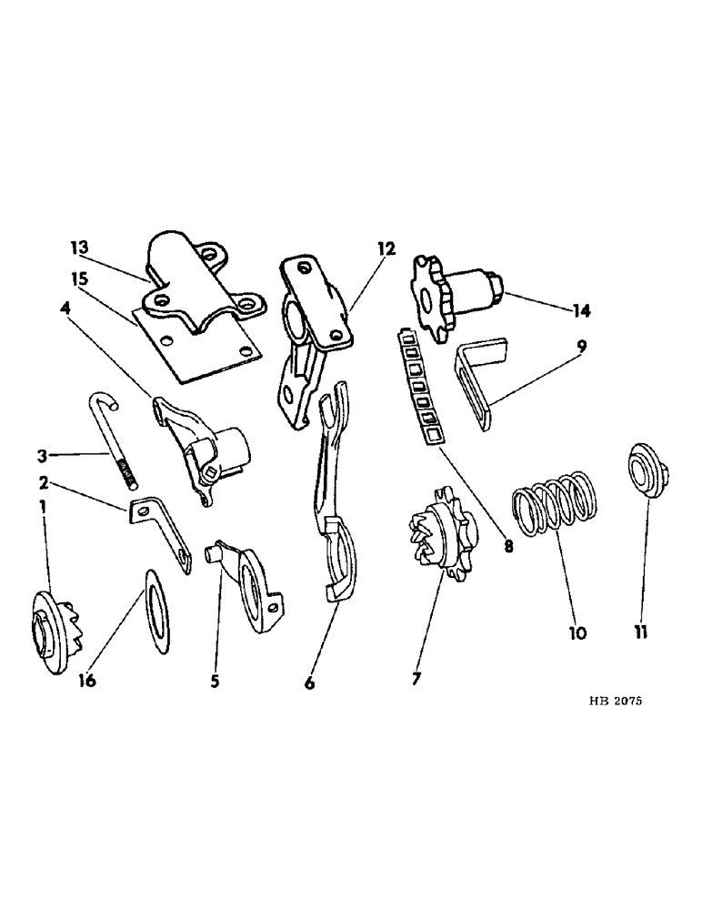 Схема запчастей Case IH 150 - (45) - GRASS HOPPER DRIVE UNIT FOR 20 X 8 MACHINES 