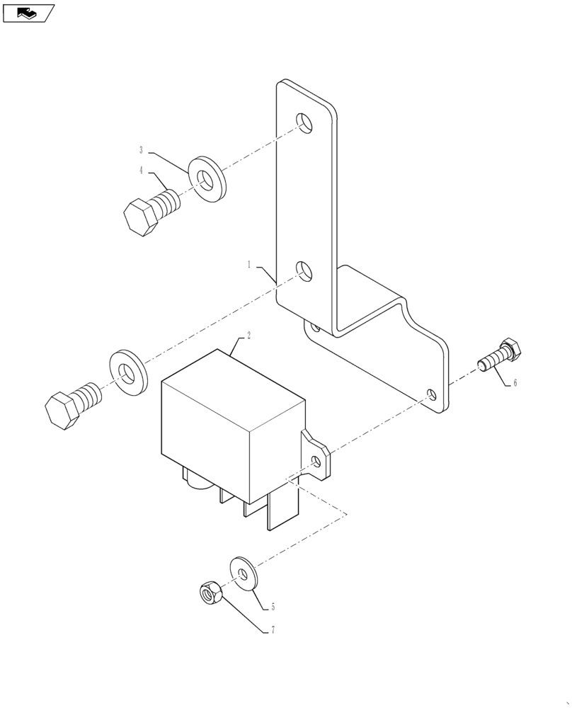Схема запчастей Case IH TITAN 3040 - (55.202.AA[01]) - COLD START RELAY (55) - ELECTRICAL SYSTEMS