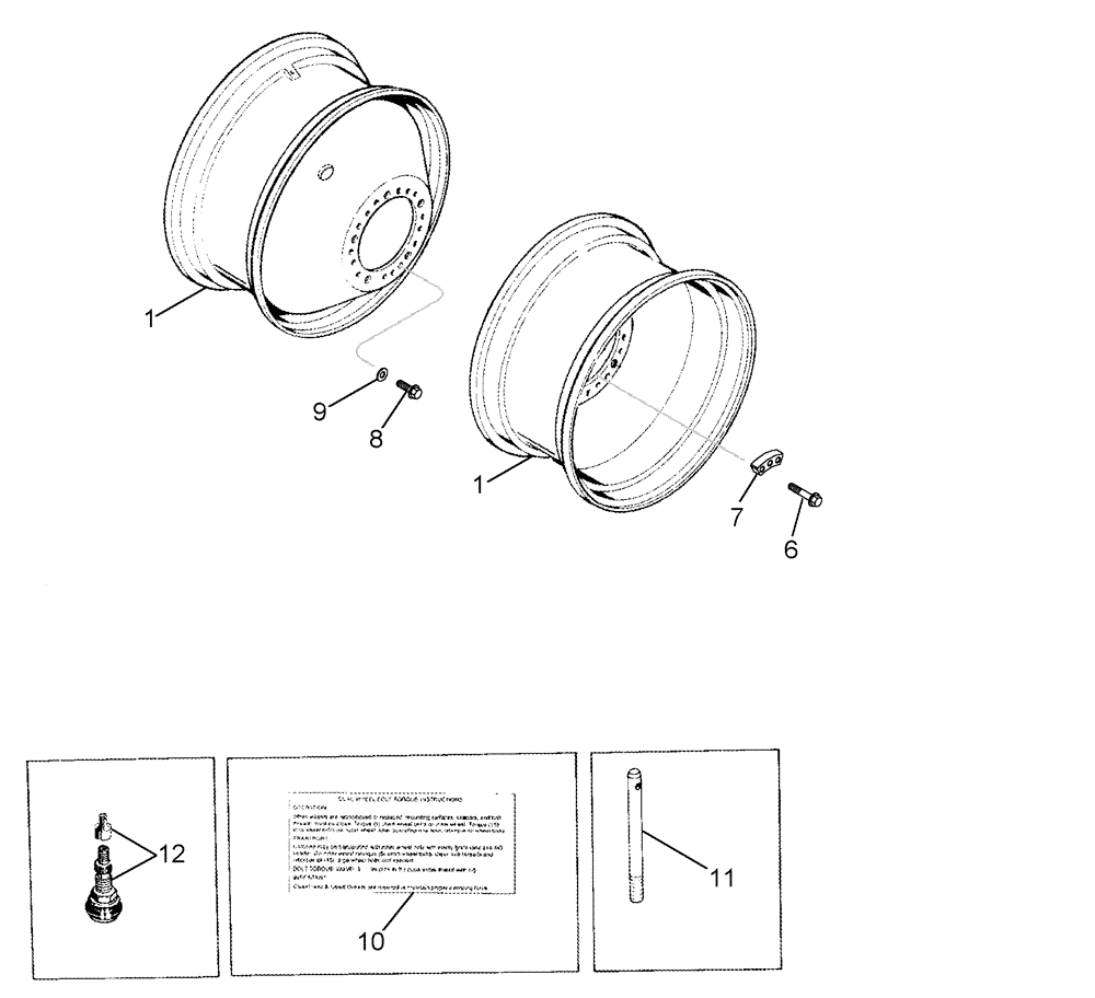 Схема запчастей Case IH 2377 - (06-25) - WHEELS - DRIVE- DUAL (03) - POWER TRAIN