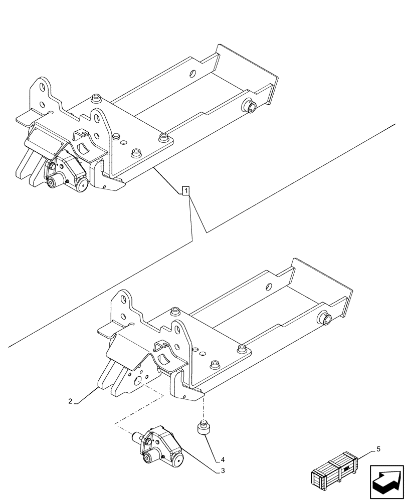 Схема запчастей Case IH MAXXUM 145 - (37.106.AA [03]) - VAR - 758465 - AUTOMATIC HITCH, TOW HOOK, HYDRAULIC, SUPPORT, COMPONENTS (37) - HITCHES, DRAWBARS & IMPLEMENT COUPLINGS