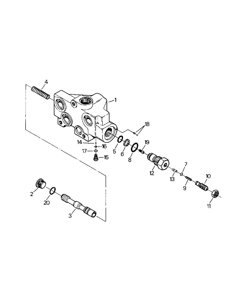 Схема запчастей Case IH CR-1280 - (08-16) - INLET BODY ASSEMBLY (07) - HYDRAULICS