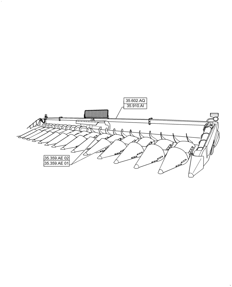 Схема запчастей Case IH 4416-30 - (00.000.35) - PICTORIAL INDEX - HYDRAULIC SYSTEMS (00) - GENERAL & PICTORIAL INDEX