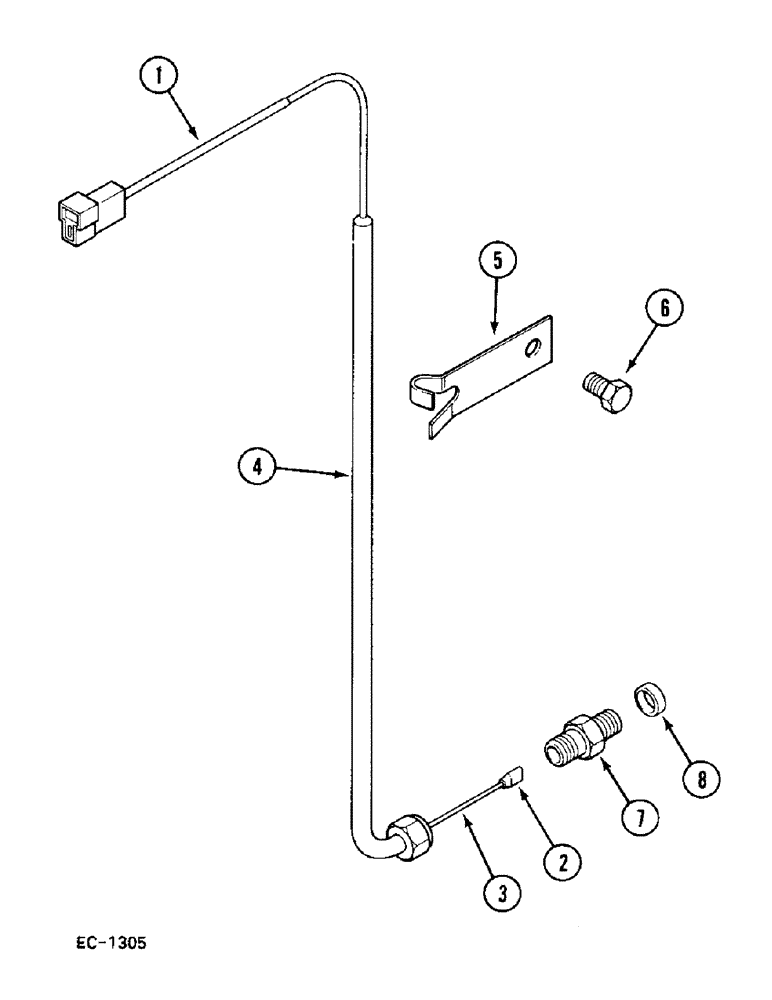 Схема запчастей Case IH 248 - (4-276) - ELECTRICAL CONTROL - 4 WHEEL DRIVE, 258, 358, 485, 585: 18001- (04) - ELECTRICAL SYSTEMS