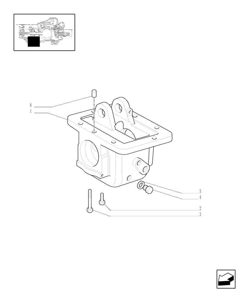 Схема запчастей Case IH FARMALL 90 - (1.33.0/02) - TRANSMISSION BOXES AND COVERS - FOR HIGH CLEARANCE VERSION (04) - FRONT AXLE & STEERING