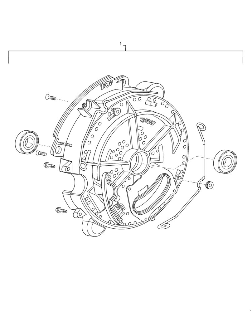 Схема запчастей Case IH PRECISION PLANT - (88.100.06[27]) - PRECISION PLANTING HOUSING MECHANICAL 