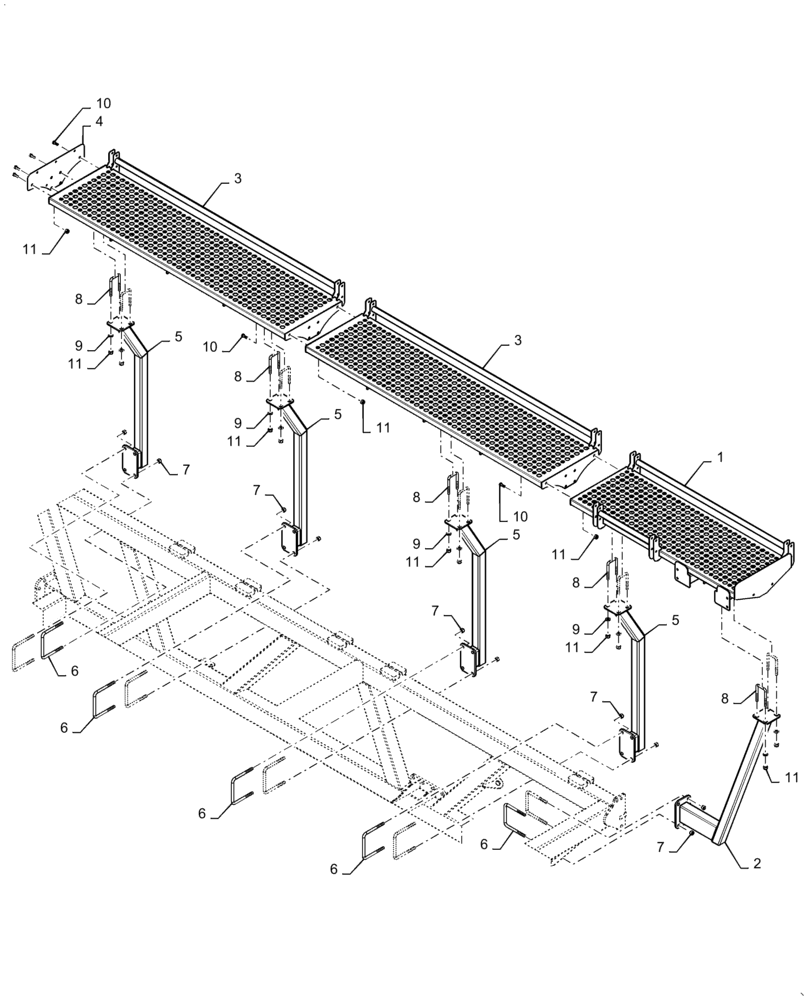 Схема запчастей Case IH 4765 - (80.150.AJ[14]) - PLATFORM 580 BUSHELL TOW BEHIND (80) - CROP STORAGE/UNLOADING