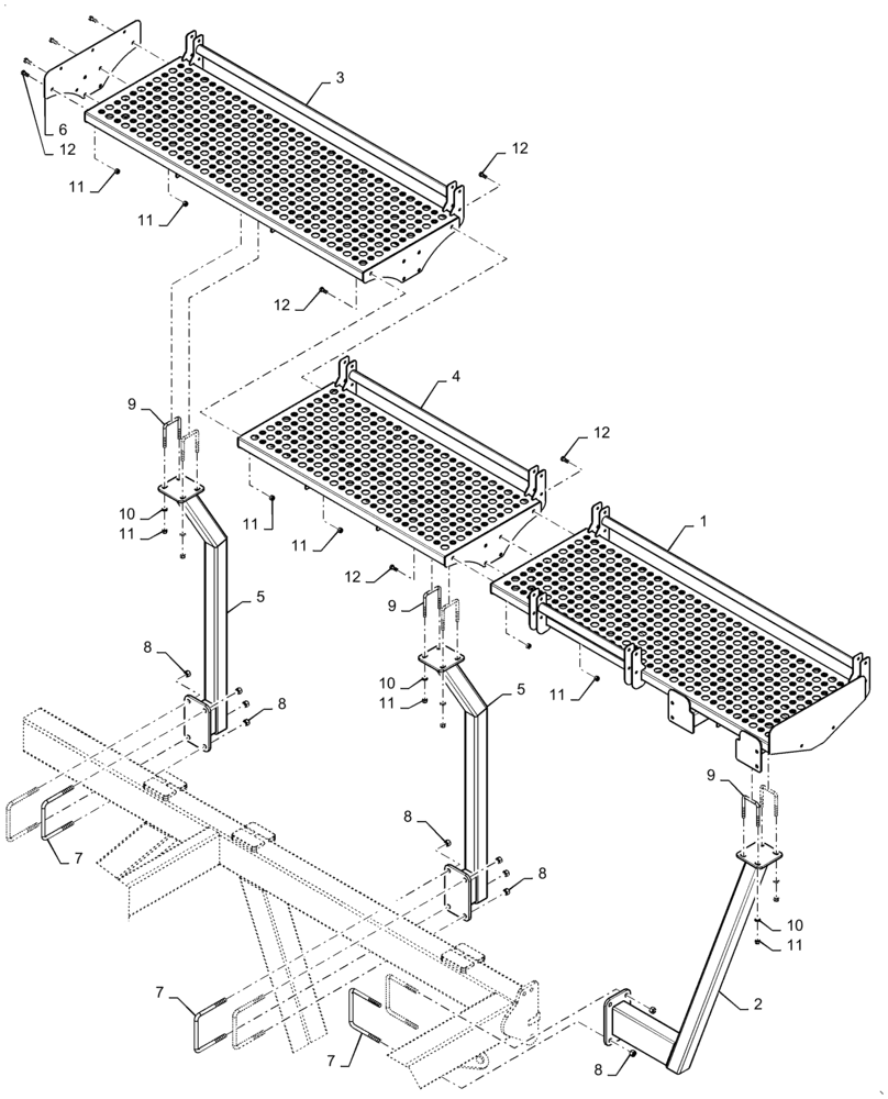 Схема запчастей Case IH 4765 - (80.150.AJ[10]) - PLATFORM 350 BUSHELL TOW BEHIND (80) - CROP STORAGE/UNLOADING