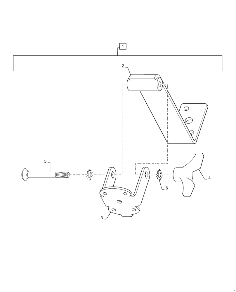 Схема запчастей Case IH PRECISION PLANT - (88.100.06[01]) - MOUNTING BRACKET FOR 20/20 SEEDSENSE DISPLAY 