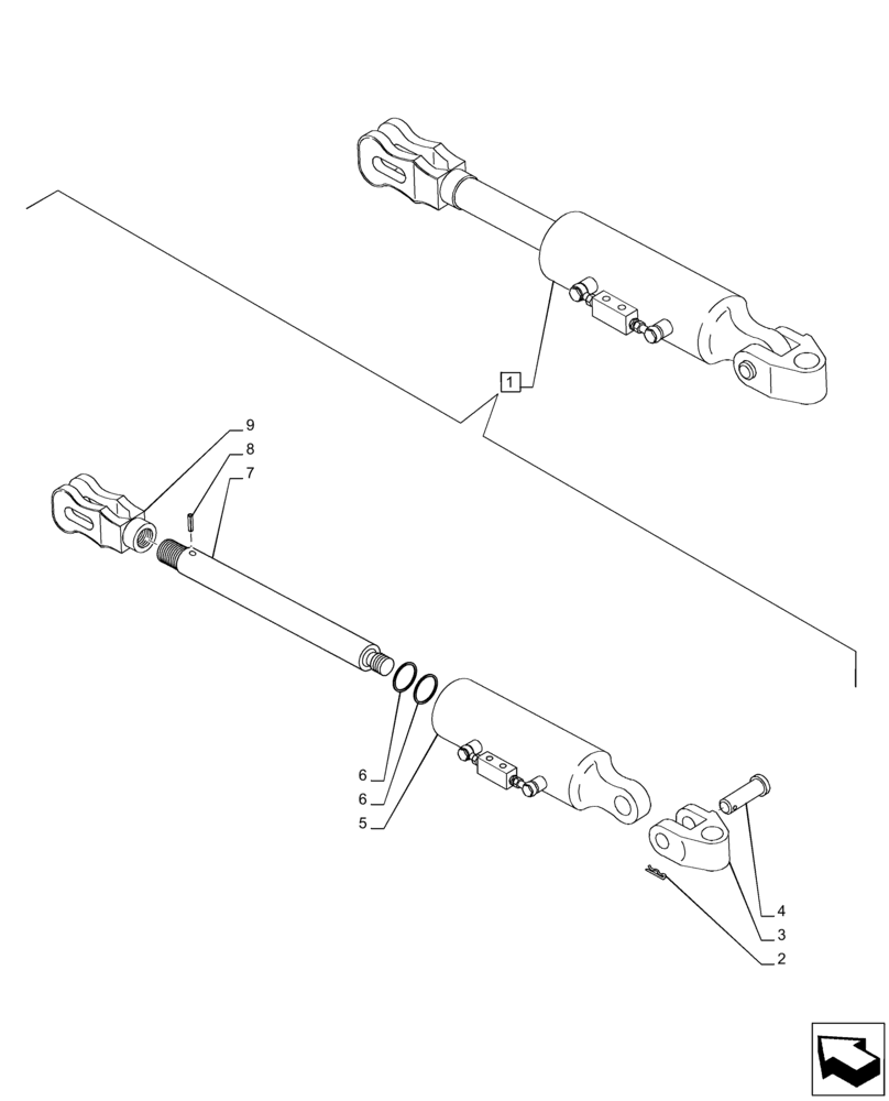 Схема запчастей Case IH PUMA 240 CVT - (35.124.AJ[04]) - VAR - 758072, 758077, 758082 - 3 HITCH POINT, HYDRAULIC LIFT, ARM, COMPONENTS (35) - HYDRAULIC SYSTEMS
