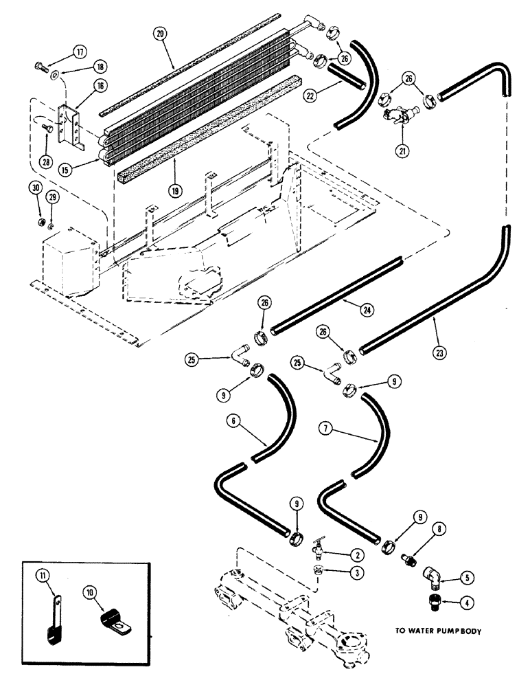 Схема запчастей Case IH 870 - (307A) - CAB, PLENUM, WITH HEATER, HINSON (09) - CHASSIS/ATTACHMENTS