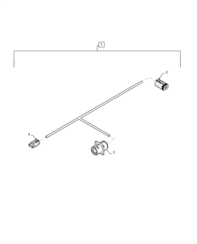 Схема запчастей Case IH 3555 - (55.516.AT[07]) - AIR CART IN TANK HARNESS (55) - ELECTRICAL SYSTEMS