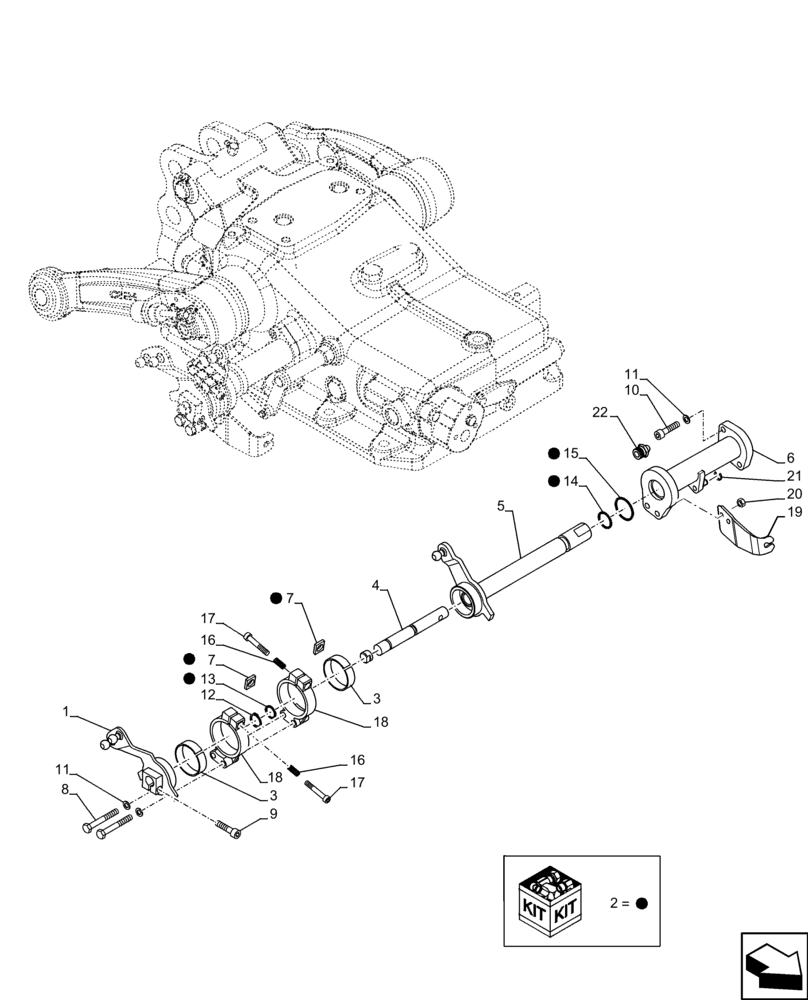 Схема запчастей Case IH FARMALL 100C - (37.110.AK[03]) - VAR - 743595 - REAR, HYDRAULIC LIFT, CONTROL LEVER (37) - HITCHES, DRAWBARS & IMPLEMENT COUPLINGS