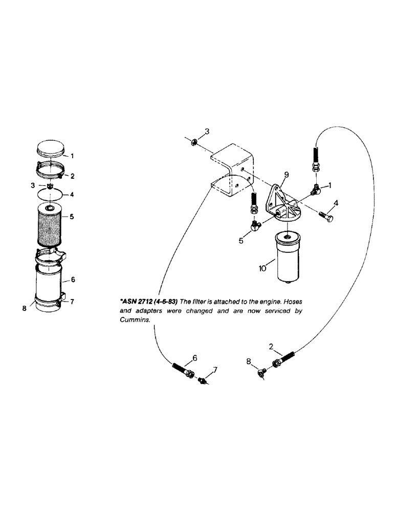 Схема запчастей Case IH ST325 - (04-08) - BY PASS LUBE FILTERS, CUMMINS ENGINES (04) - Drive Train